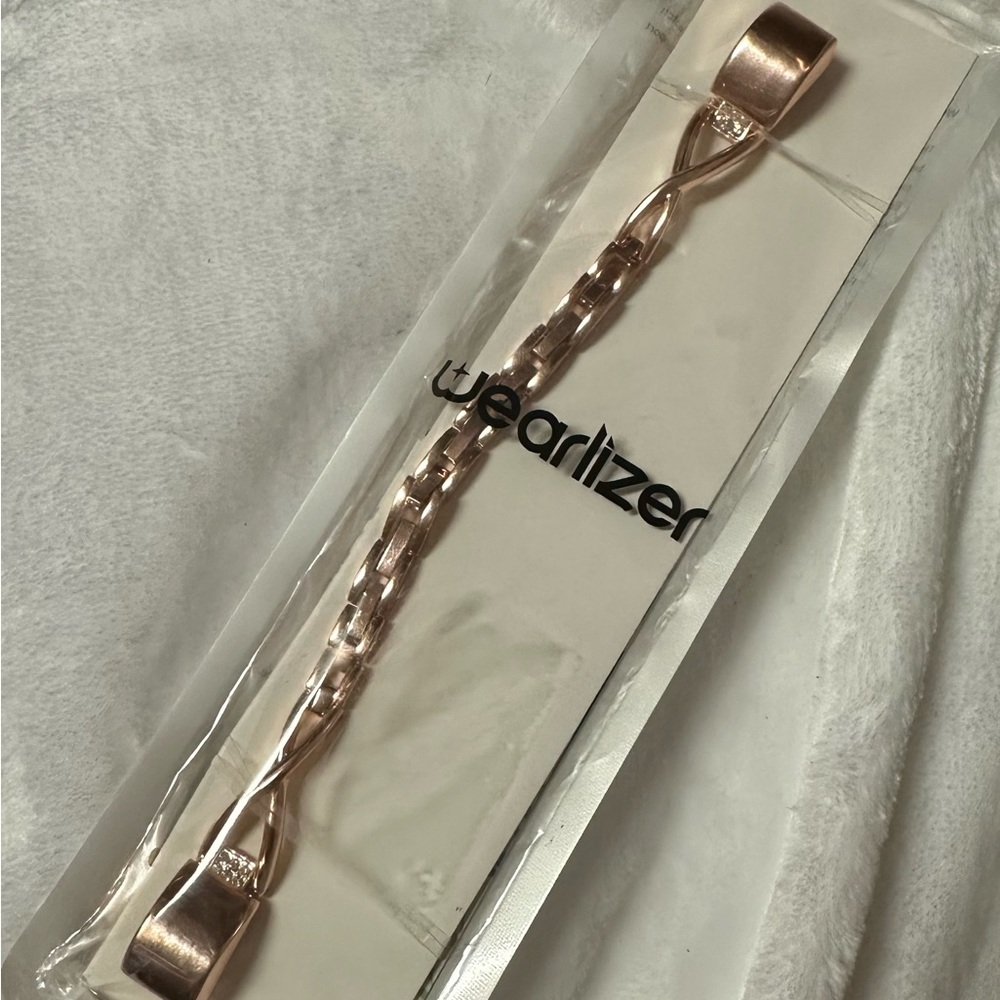 Wearlizer Rose Gold with Rhinestone watch band new in package